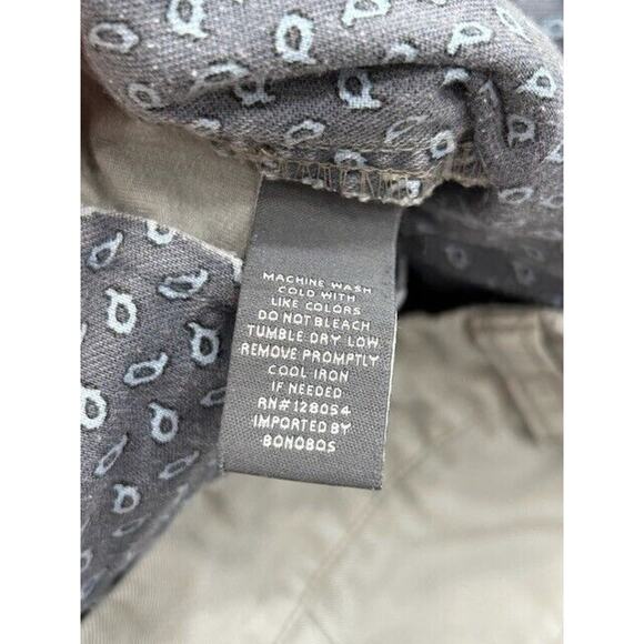 Bonobos Mens Chino Pants Slim Straight Leg Weekend Warrior Gray Size 38/30 - Picture 6 of 9